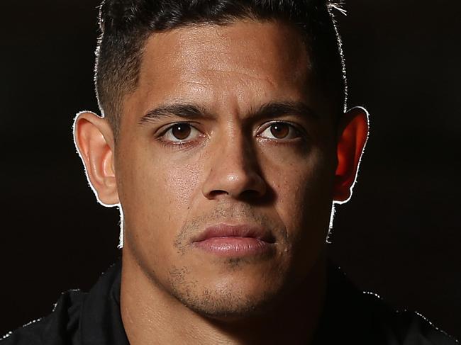 HOLD - Contact Brisbane before use - Dane Gagai. Queensland State of Origin players during the media opportunity at Sanctuary Cove. Pic Peter Wallis