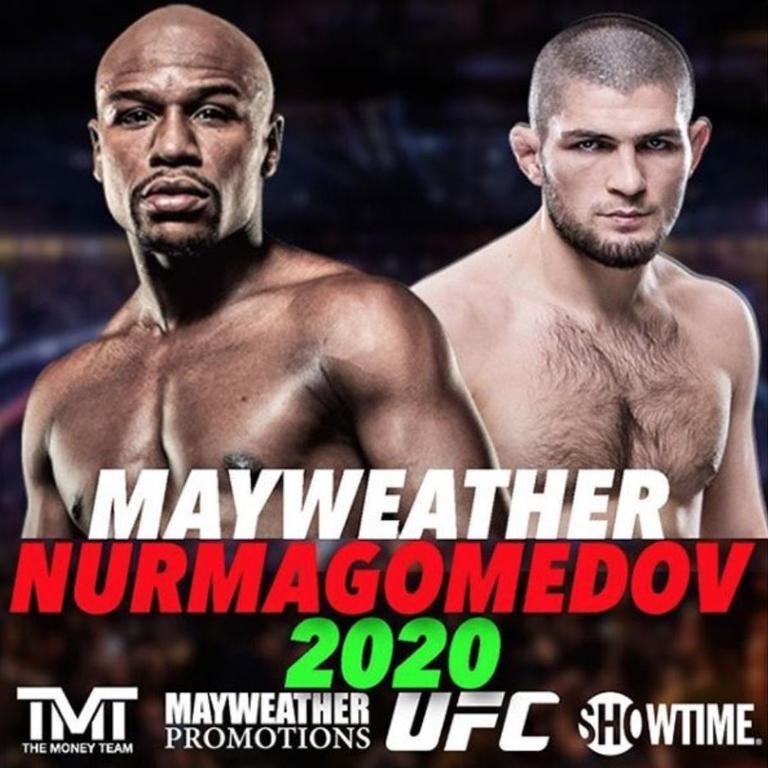 Floyd Mayweather vs Khabib 11 rounds of boxing, 1 of MMA