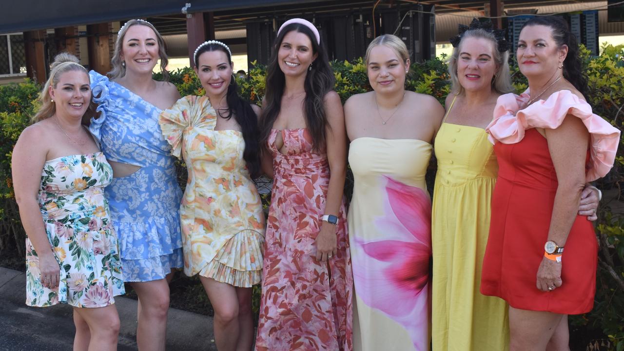 The team from janie&lou at the Yeppoon race day at Keppel Park racecourse on April 26, 2025.
