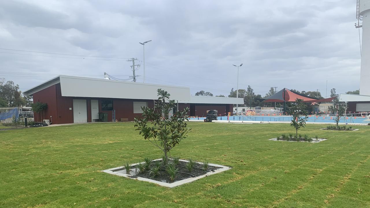 The almost finished Tara pool site. Picture: Supplied