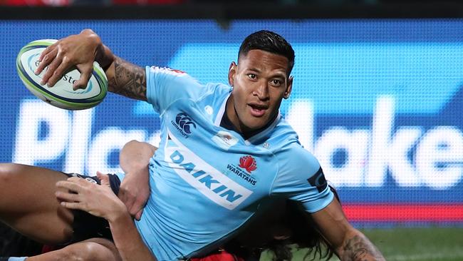 Israel Folau has been in sizzling form.