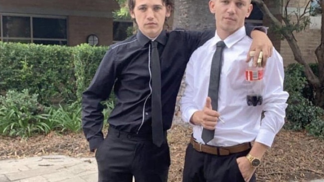 The Bilboe Brothers: Benjamin (left) and Nicholas (right) outside Wollongong Court at an earlier appearance. Photo: Facebook.