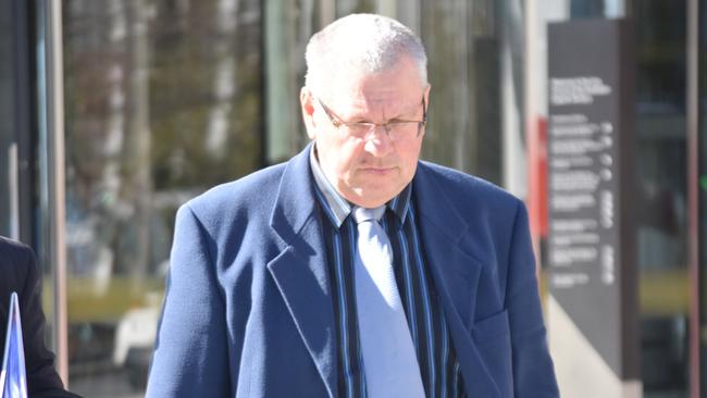 David Brooke leaving the ACT Magistrates Court on July 13, 2023. Picture: Sam Turner