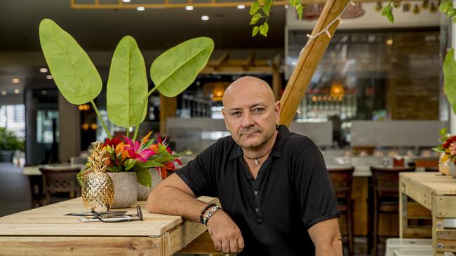 Marina Mirage restaurateur Carlo Percuoco from Fellini says the traffic scare campaign by GOLDOC has hurt his business during the 2018 Gold Coast Commonwealth Games. Picture: Jerad Williams