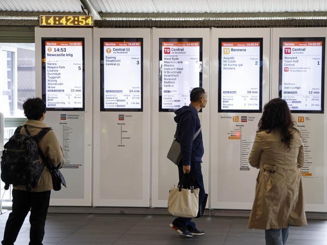 SYDNEY, AUSTRALIA - NewsWire Photos OCTOBER 16, 2024: Hornsby train station.Picture: NewsWire / Damian Shaw