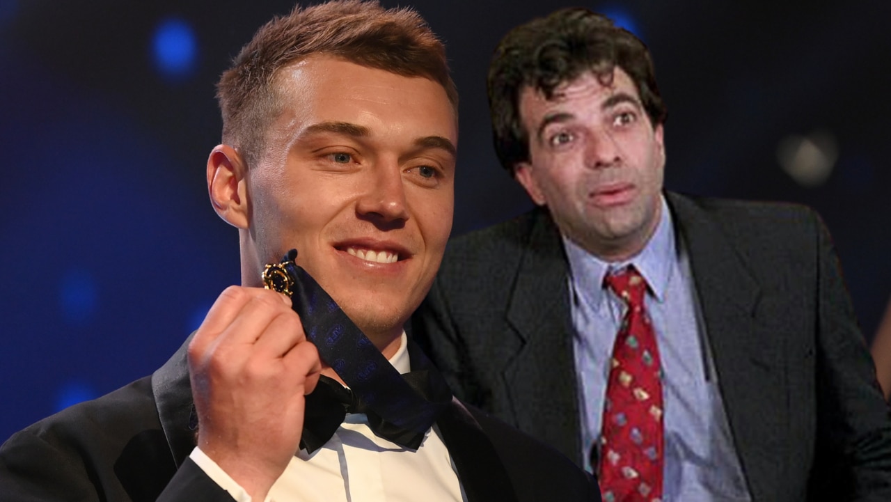 Brownlow presenter Hamish McLachlan referred to the QC who helped Patrick Cripps escape a two-match ban as The Castle's Dennis Denuto.