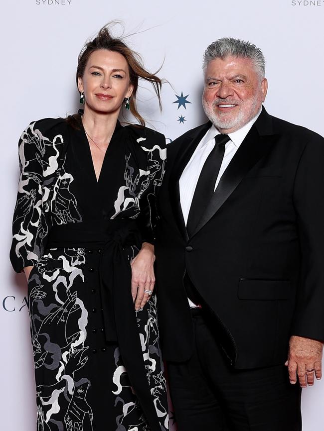 Amber Symond and John Symond attend the official opening night of Capella Sydney on March 30, 202. Picture: Getty Images