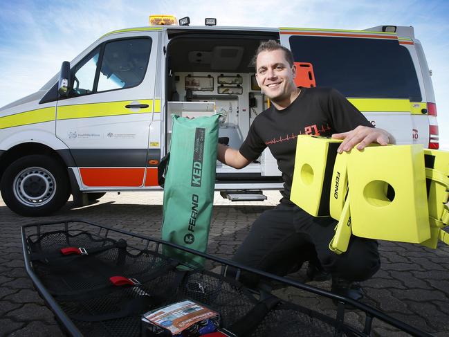 Heroes need Heroes, founder Michael Fawcett, is distributing recommissioned ambulance gear and training volunteers in south-east Asia