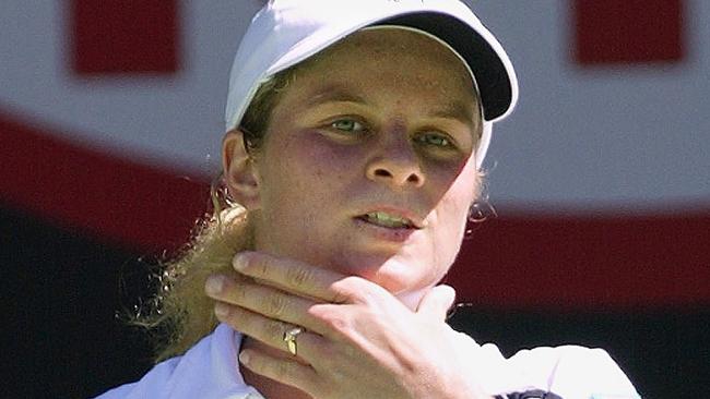 Even Kim Clijsters knew what was happening in the semi against Serena in 2003. (William West) 