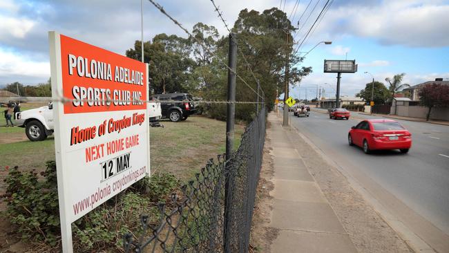 Croydon Kings’ Polonia Reserve borders the section of South Rd set to undergo a major overhaul later this year. Picture: AAP Image/Dean Martin