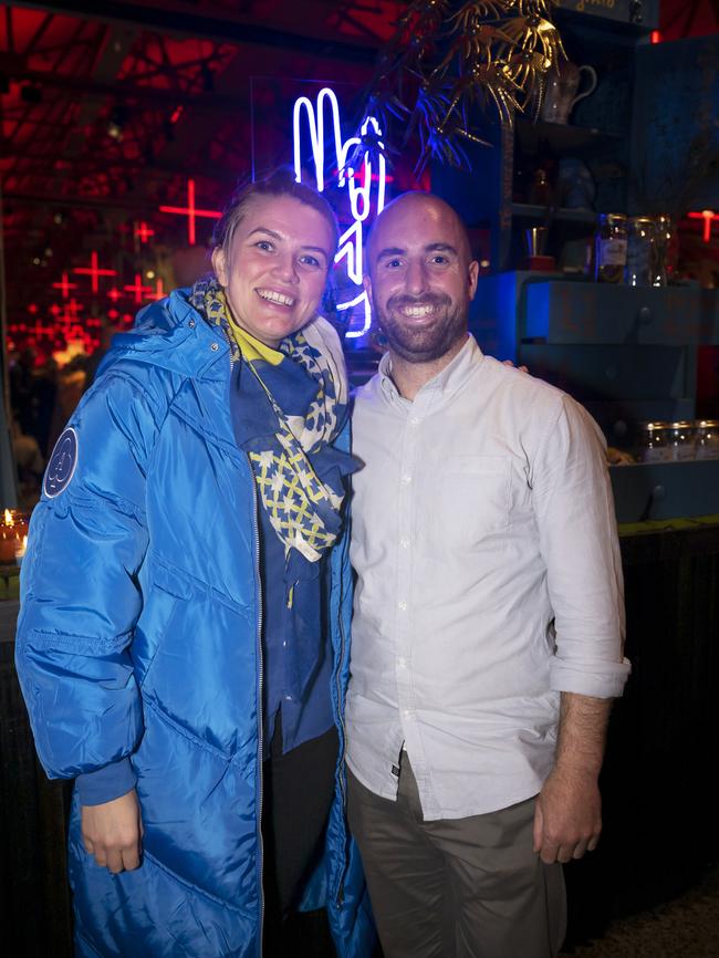 Dark Mofo 2023. Winter Feast. Cecilia Hakansson and Tim Dudgeon. Picture: Caroline Tan