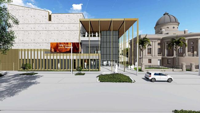 CONSTRUCTION TO COMMENCE: Rockhampton Art Gallery view from Quay St. Picture: Contributed