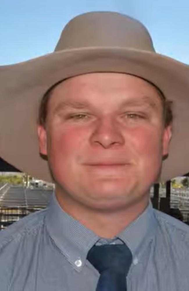 Livestock auctioneer Jack Hannah. Photo: ALPA