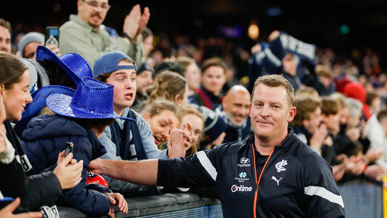 Michael Voss. Picture: Dylan Burns/AFL Photos via Getty Images.