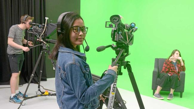 Vanessa Aguilara at CQUni's new design facilities. Picture: Jann Houley