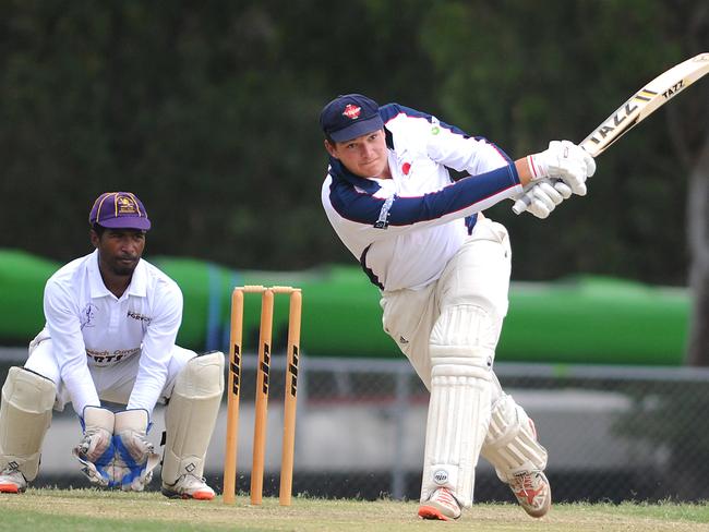 Mudgeeraba Nerang batsman Dayne Siede. Picture: John Gass