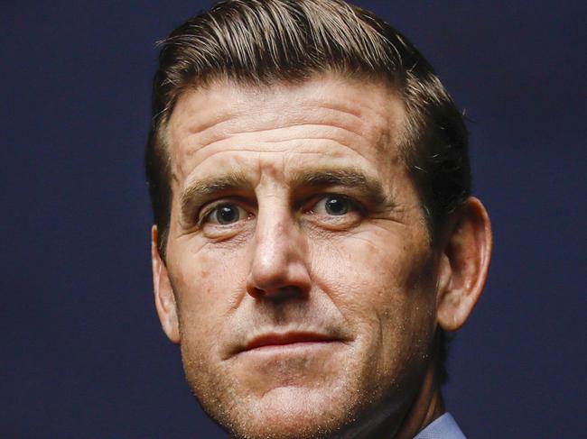 Ben Roberts-Smith photographed will lead the 2019 Canberra ANZAC Day march on ANZAC Day, April 25 2019. Picture by Sean Davey.