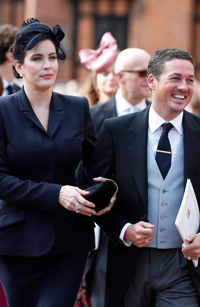 Tyler and Gardner at Princess Eugenie’s wedding in 2018. Picture: Alastair Grant/Pool/AFP