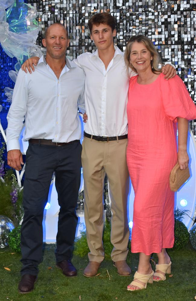 Tom Harmer and family at Good Shepherd Lutheran College graduation 2023.