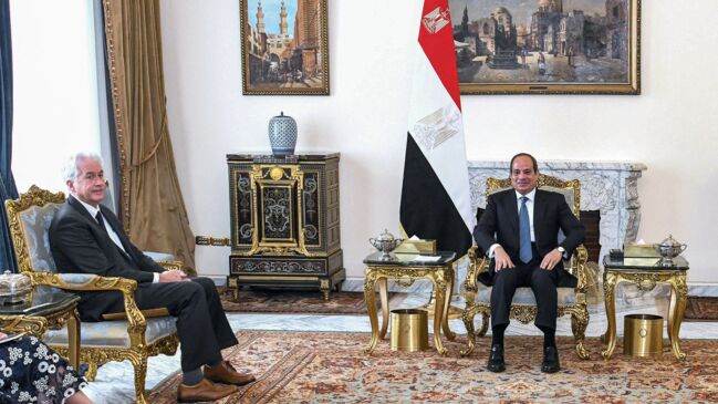 CIA director in Egypt: Talks with President Sisi on Gaza ceasefire ...