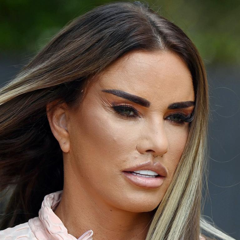 Katie Price’s brand new face. Picture: Cobra /Backgrid