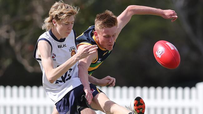 Mountain Creek SHS’s Oscar Cazaly. Pic Peter Wallis