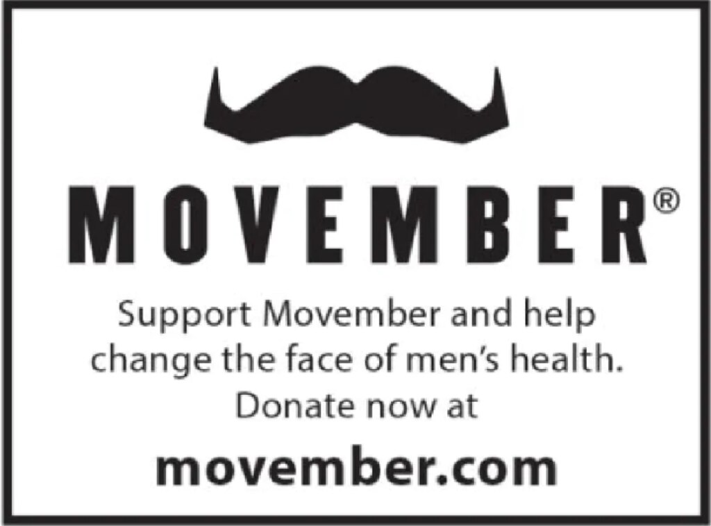 Support the Movember campaign by donating