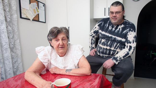 Margaret Farrell and her son, Cameron Jeanes. Picture: Alan Barber