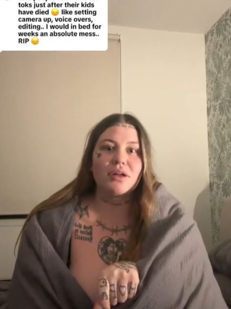 The 25-year-old has called those who have commented on a recent TikTok video. Picture: TikTok