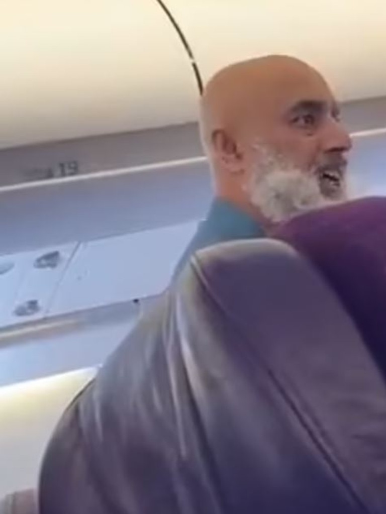 He was arrested after shouting about Islam mid-flight.