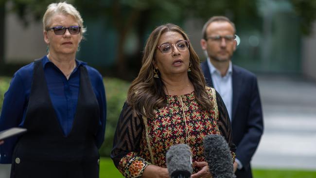 Greens Senator Mehreen Faruqi has called for the indexation of student loans to be frozen and the income threshold for repayments raised. Picture: NCA NewsWire / Gary Ramage