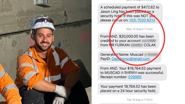 ANZ spoof scam sees Melbourne tradie lose $58k