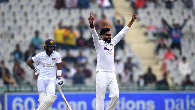 Ravindra Jadeja has been out of action for the past six months. Picture: AFP