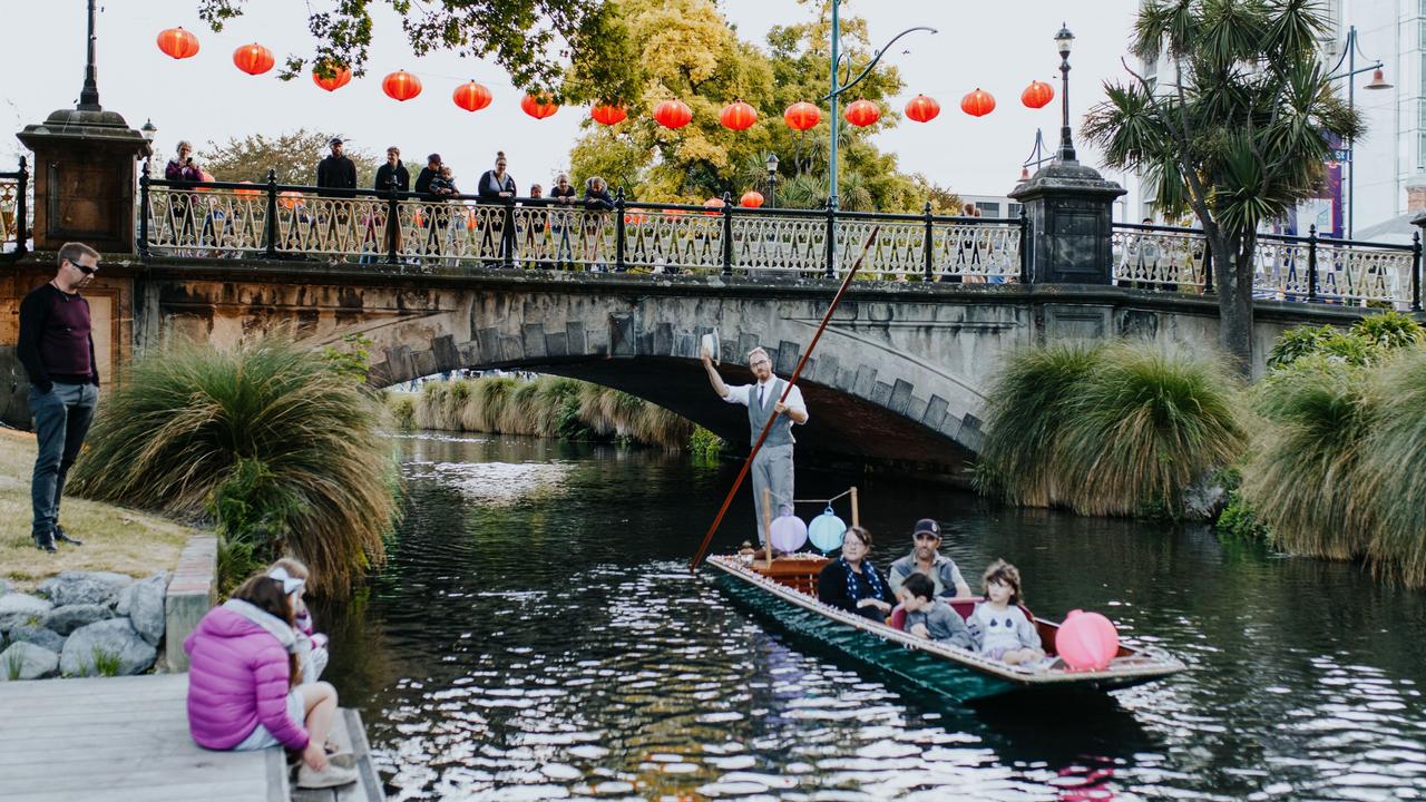 South Island Lantern Festival on the Avon River. Picture: ChristchurchNZ