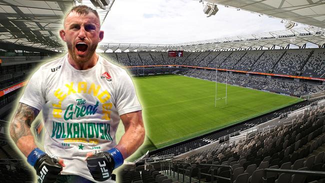 Alex Volkanovski could have his UFC rematch with Max Hollway staged at Bankwest Stadium.