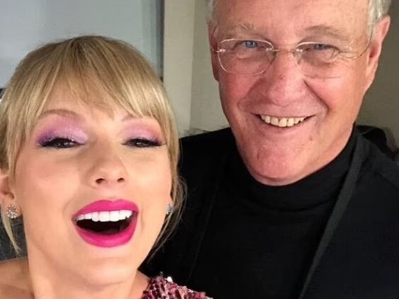 Taylor Swift and her father Scott Swift. Picture: Supplied