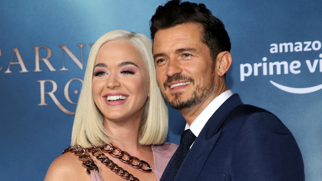 Katy Perry with Orlando Bloom. Picture: Getty Images