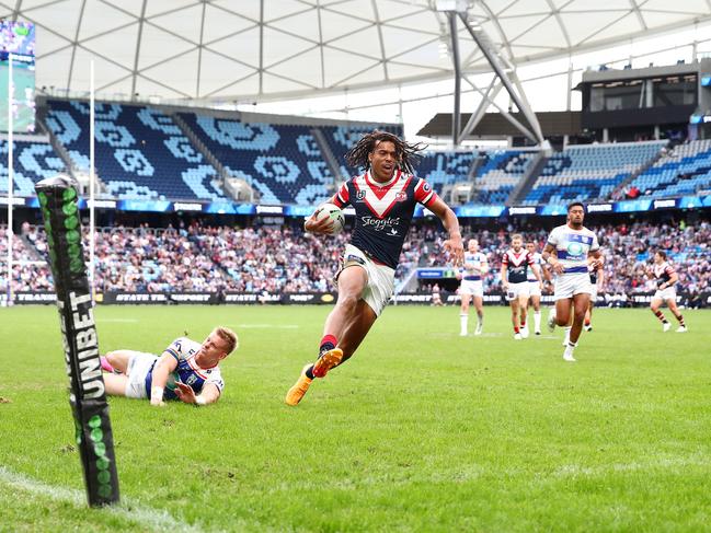 Dominic Young averages more try involvements per game than any other winger. Picture: NRL Photos / Brett Costello