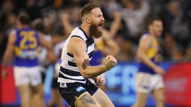 Geelong defender Zach Tuohy says AFL can recover from the coronavirus shutdown. Picture: Michael Klein.