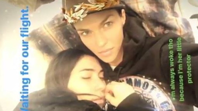 Ruby Rose and girlfriend Jessica Origliasso: “I’m her little protector.”