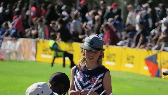 Fans flocked to see the Demons take on the Dockers at Traeger Park, Alice Springs, on June 2, 2024.