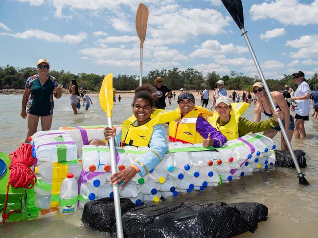 Darwin Beer Can Regatta at Mindil Beach, 2024. Picture: Pema Tamang Pakhrin