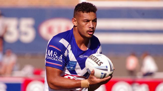 Mackay junior Isaiah Tass is in action for the Canterbury Bulldogs at the NRL Nines in Perth this weekend. Picture: Naparazzi Sports - Flickr