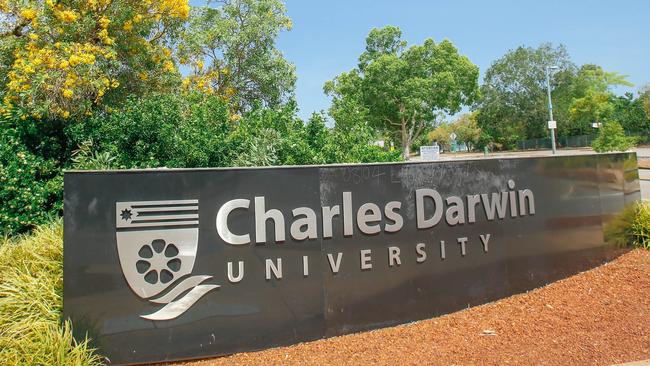 Thirty-nine Charles Darwin University staff have been given the bad news today that the job position they had has been axed. Picture: Glenn Campbell