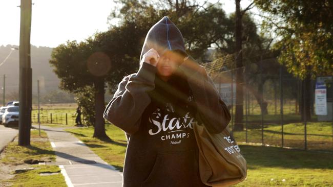 Brailey leaving Amber Laurel Correctional Centre at Emu Plains after she was granted bail in August 2024. Picture: Jane Dempster