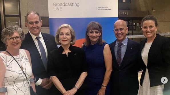 Georgie Somerset, David Anderson, Ita Buttrose, Jenny Hill, Peter Greste and Kirstin Ferguson. Picture: Instagram