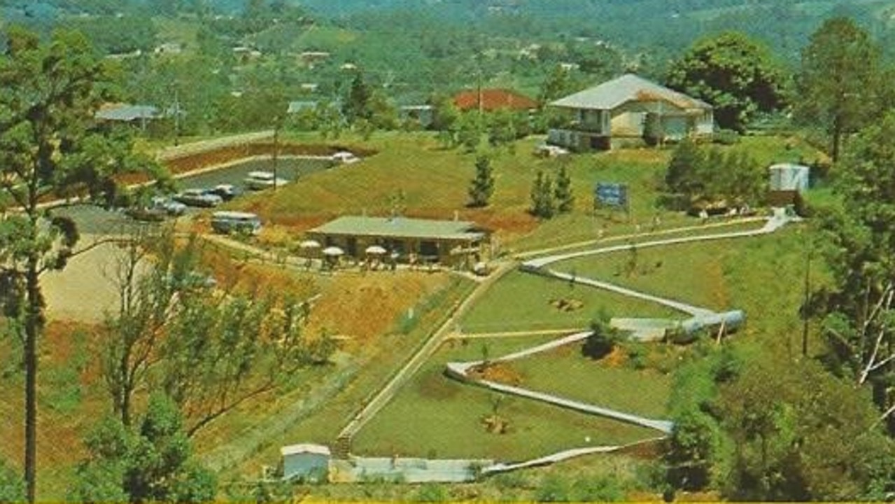 Thrill Hill Waterslides in the early 1980s. Photo: supplied.