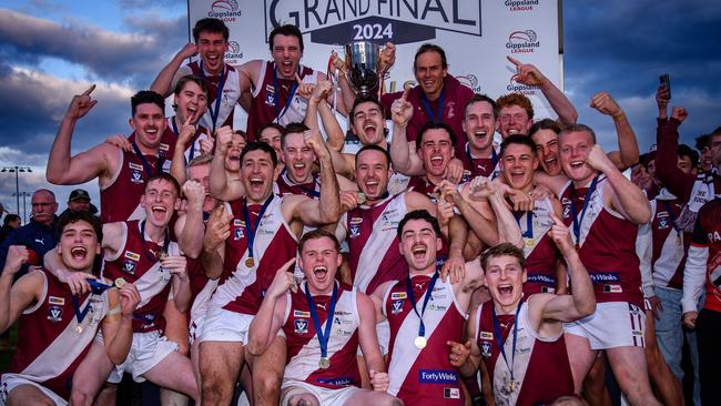 Traralgon beat Leongatha in the Gippsland league grand final this year. Picture: Warren ‘Wazshots’ Leyden