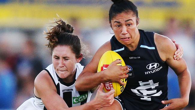 Carlton AFLW star is juggling the growing demands of playing AFLW.