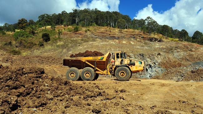 The Kin Kin Quarry Site. Picture: Geoff Potter